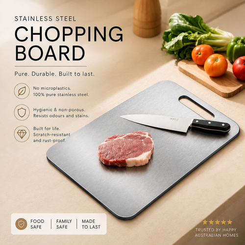 Premium Stainless Steel Chopping Board