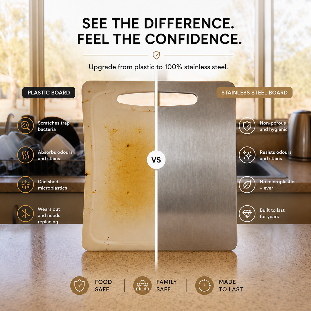 Premium Stainless Steel Chopping Board