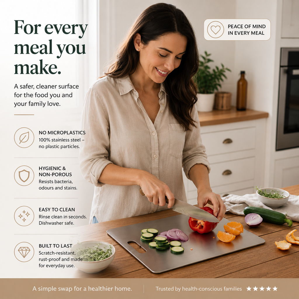 Premium Stainless Steel Chopping Board
