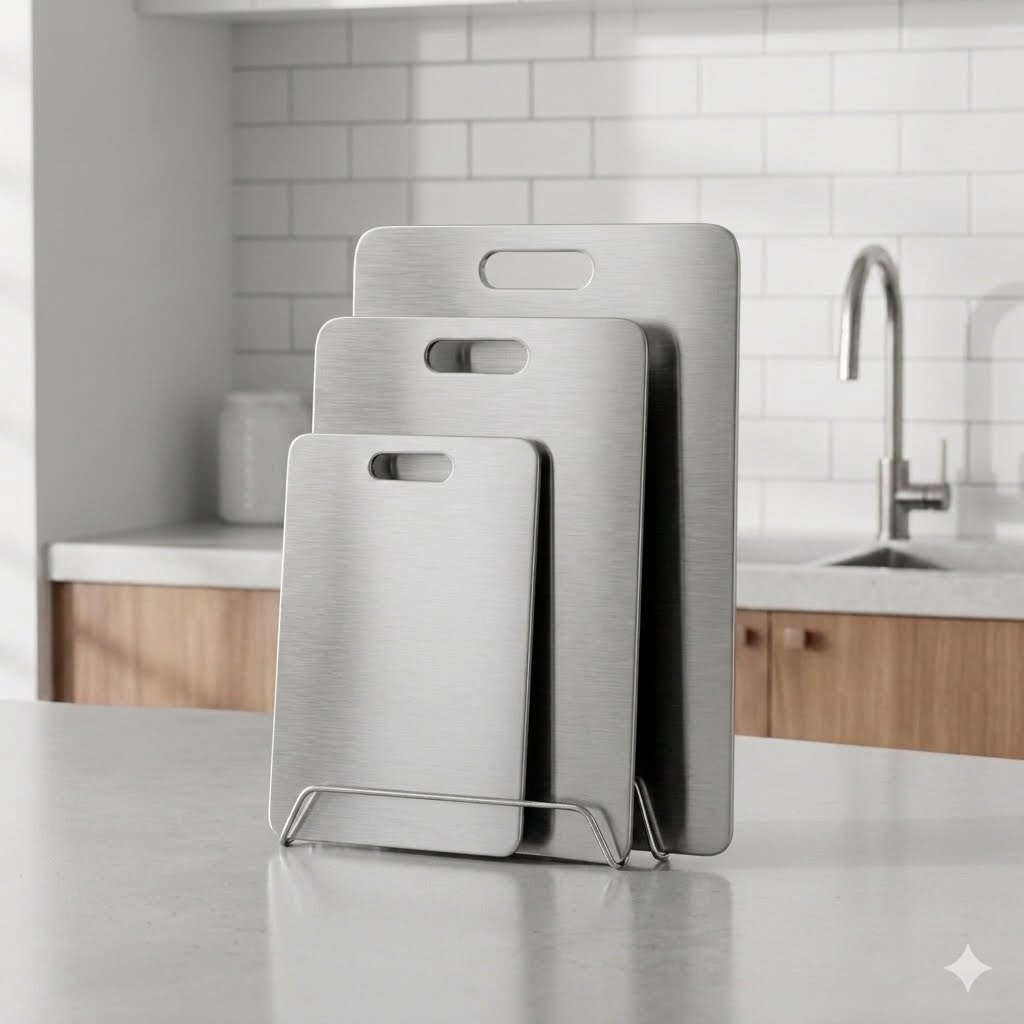 Premium Stainless Steel Chopping Board